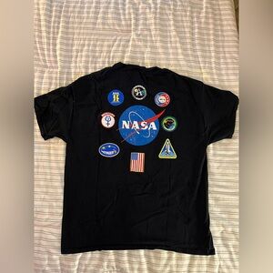 NASA Black XL T-Shirt (Back Shown)